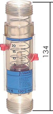 Exemplarische Darstellung: Viskositätskompensierter Durchflussmesser